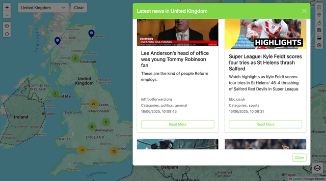 Gazetteer Web App